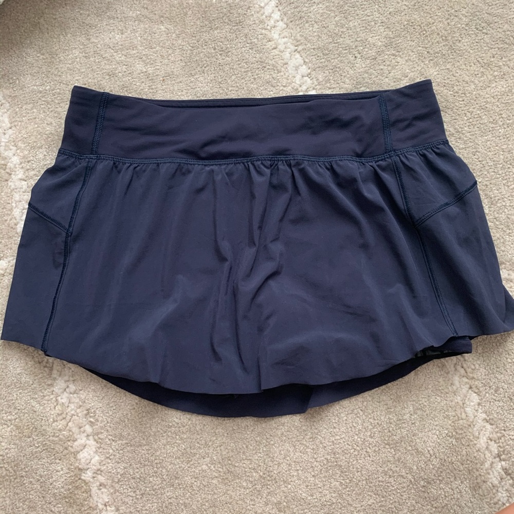 Navy Lululemon skirt